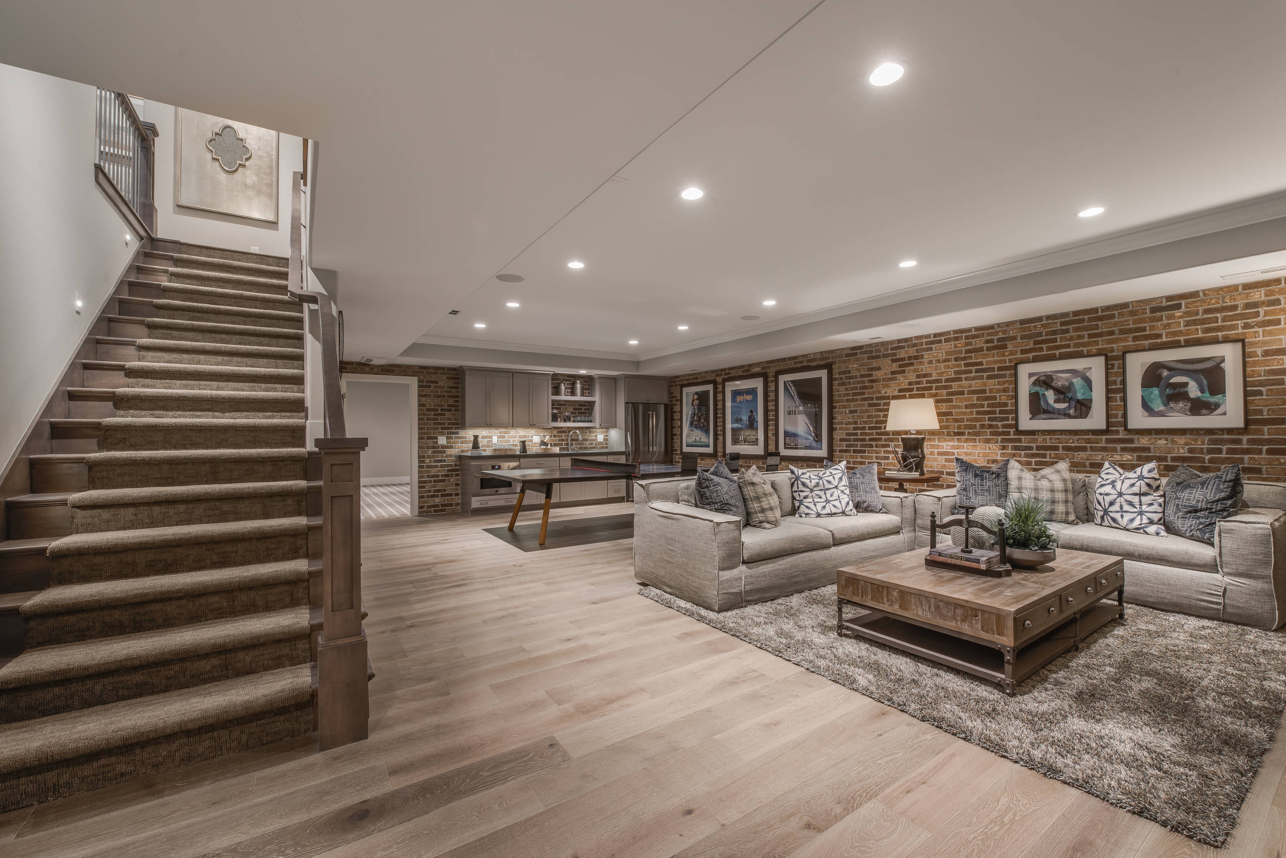 Cozy Basement Lounge